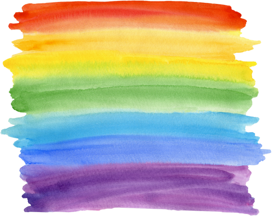 Watercolor Rainbow Background